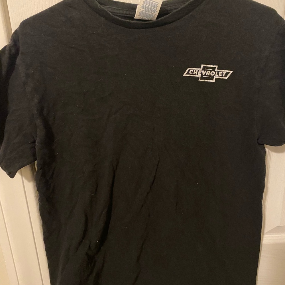 Delta Black Short Sleeve Chevrolet Logo Tee